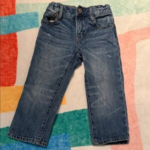 Classic Blue Denim Toddler Jeans